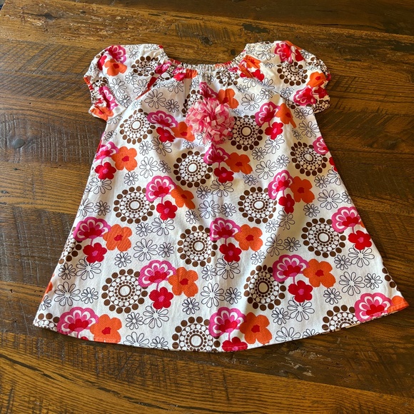 Girls Floral Tunic Top in a sweet retro floral print - size 12 - LIKE NE… - Picture 6 of 6